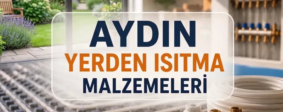 Aydın Yerden Isıtma Sistemi Malzemeleri Toptan ve Perakende Satışı